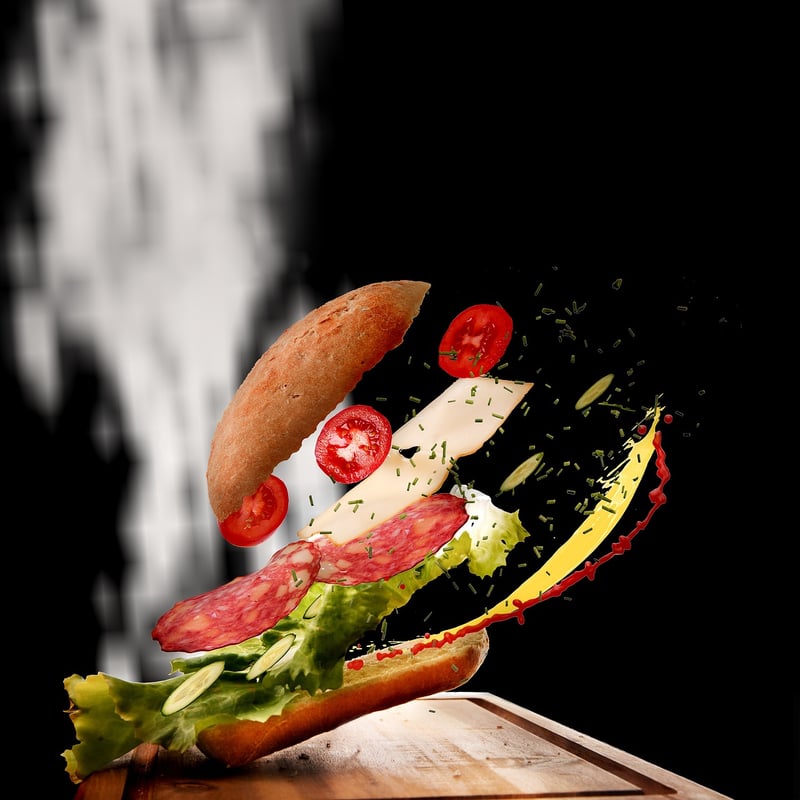 Artistic culinary fusion